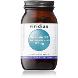 Viridian Vitamin B5 (Pantothenic Acid) 350mg - 90 Veg Caps