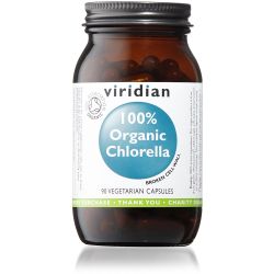 Viridian Chlorella 400mg - 90 Veg Caps Organic (broken cell wall)
