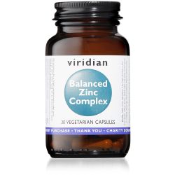 Viridian Balanced Zinc Complex - 30 Veg Caps