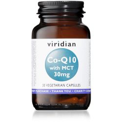 Viridian Co-enzyme Q10 30mg with MCT - 30 Veg Caps