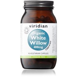 Viridian Organic White Willow 400mg - 90 Veg Caps