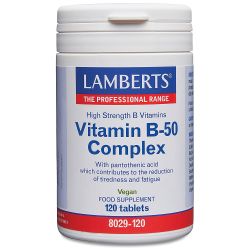 Lamberts VITAMIN B-50 COMPLEX Tablets 120's