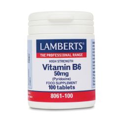 Lamberts VITAMIN B6 50mg (Pyridoxine)                   