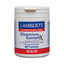 Lamberts "CHROMIUM COMPLEX (Includes Chromium 200µg as GTF)"