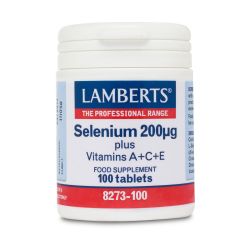 Lamberts SELENIUM 200µg  +   A +  C +  E (One a day formula)      