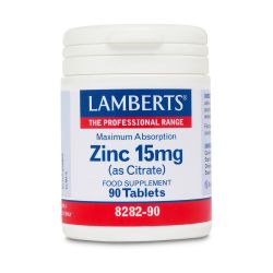 Lamberts ZINC 15mg (as Citrate) 90's