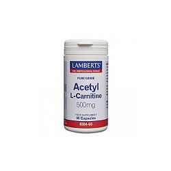 Lamberts ACETYL L-CARNITINE 500mg 60's