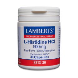 Lamberts L-HISTIDINE HCL 500 Mg 30's