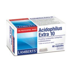Lamberts "ACIDOPHILUS EXTRA 10 10 billion friendly bacteria per capsule" 60's