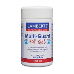 Lamberts "MULTI-GUARD® FOR KIDS Aspartame free For children from 4 - 14 years of age"