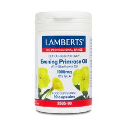 Lamberts "EXTRA HIGH POTENCY EVENING PRIMROSE OIL  WITH STARFLOWER OIL 1000mg (12% GLA)"