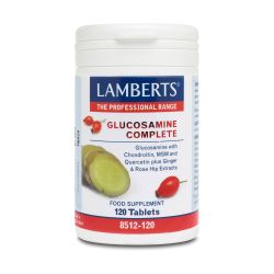 Lamberts "GLUCOSAMINE COMPLETE  Glucosamine with Chondrotin, MSM and Quercetin plus Ginger & Rose Hip Extracts)"