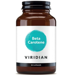 Viridian Beta carotene - 30 Veg Caps