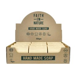 Faith in Nature Fragrance Free (Seaweed) Soap - box of 18 bars 