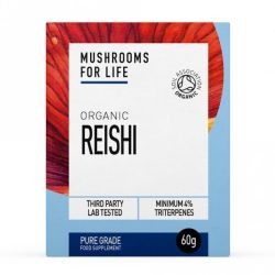Mushrooms4Life Organic Reishi Powder  60g