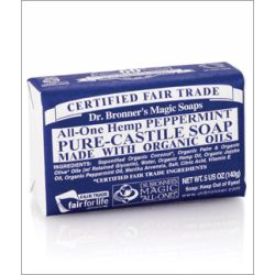 Dr. Bronner's Peppermint Bar Soap 140g