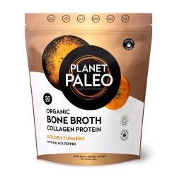 Planet Paleo Organic Bone Broth Collagen Protein - Golden Turmeric 450g