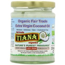 Tiana Organic Raw Extra Virgin Coconut Oil 250 ml
