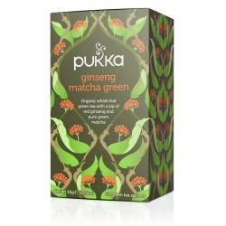 PUKKA GINSENG MATCHA GREEN 20 SACHETS
