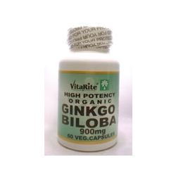 Vitarite Ginkgo Biloba 900mg Veg.caps 60's