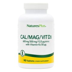Nature's Plus Cal/Mag/Vit D3 with Vitamin K2 90's