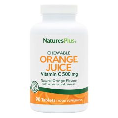 Nature's Plus Orange Juice C 500 mg Chebl Vit C 90's