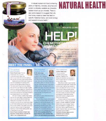 LifeMel honey in @natural_mag "made by bees that feed on specific medicinal herbs, can boost energy and support immune health."