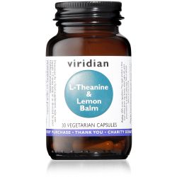 Viridian L-Theanine and Lemon Balm - 30 Veg Caps