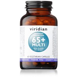 Viridian 65+ Multi - 60 Veg Caps (two-a-day)