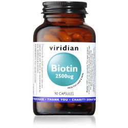 Viridian Biotin 2500ug - 90 Veg Caps