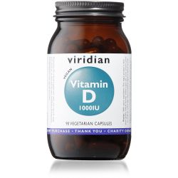 Viridian Vitamin D3 (Vegan) 1000iu - 90 Veg Caps 