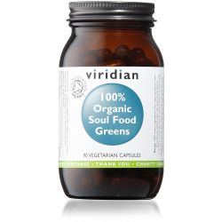 Viridian Soul Food Greens  - 90 Veg Caps Organic 