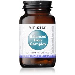 Viridian Balanced Iron Complex - 30 Veg Caps