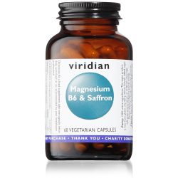 Viridian Magnesium, B6 and Saffron - 60 Veg Caps