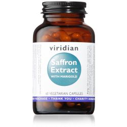 Viridian Saffron Extract 30mg with Marigold - 60 Veg Caps 
