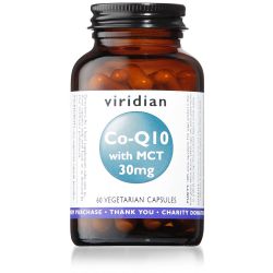 Viridian Co-enzyme Q10 30mg with MCT - 60 Veg Caps
