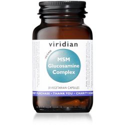 Viridian Glucosamine with MSM - 30 Veg Caps 