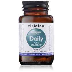 Viridian Synerbio Daily Plus Cranberry - 30 Veg Caps