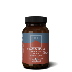 Terranova Vitamin D3 1000Iu With Vitamin K2 50Ug Complex Veg. Caps. 50's