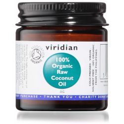 Viridian 100% Organic Raw Coconut Oil - 25g