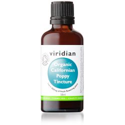 Viridian 100% Organic California Poppy Tincture - 50ml 