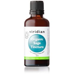 Viridian 100% Organic Sage Tincture - 50ml 