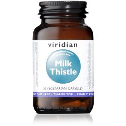 Viridian Milk Thistle Herb/Seed Extract - 30 Veg Caps