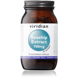 Viridian Rosehip Extract 700mg - 90 Veg Caps 