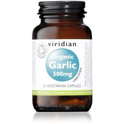 Viridian Organic Garlic 500mg - 30 Veg Caps 