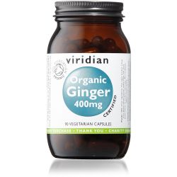 Viridian Organic Ginger Root 400mg - 90 Veg Caps 