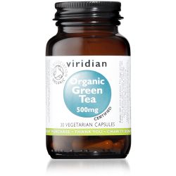 Viridian Organic Green Tea Leaf 500mg - 30 Veg Caps 