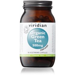 Viridian Organic Green Tea Leaf 500mg - 90 Veg Caps 