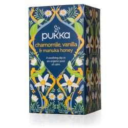 PUKKA CHAMOMILE, VANILLA & MANUKA HONEY TEA 20 SACHETS