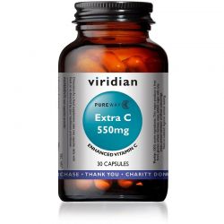 Viridian Extra-C 550mg 30 Capsules 